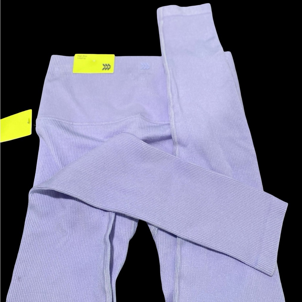 Womens lavender Leggings - Picture 5 of 6